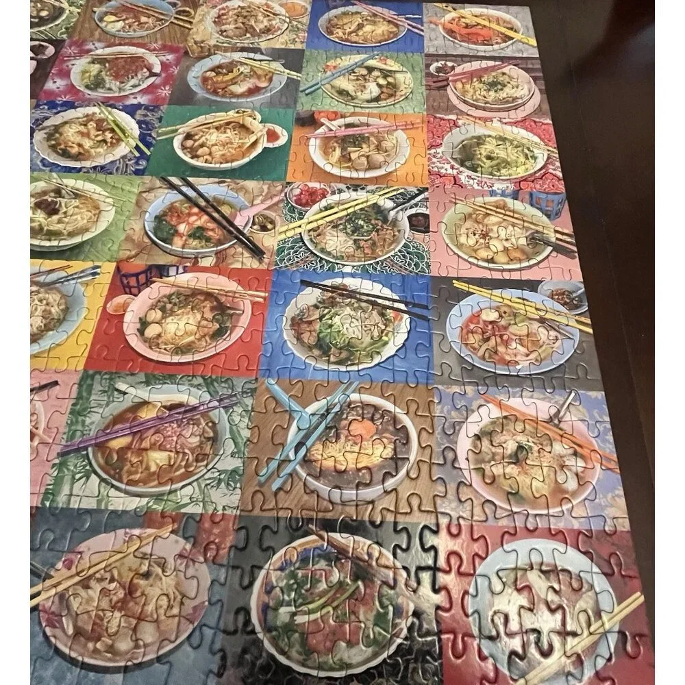 Galison Noodles For Lunch COMPLETE 500 Piece Puzzle 20